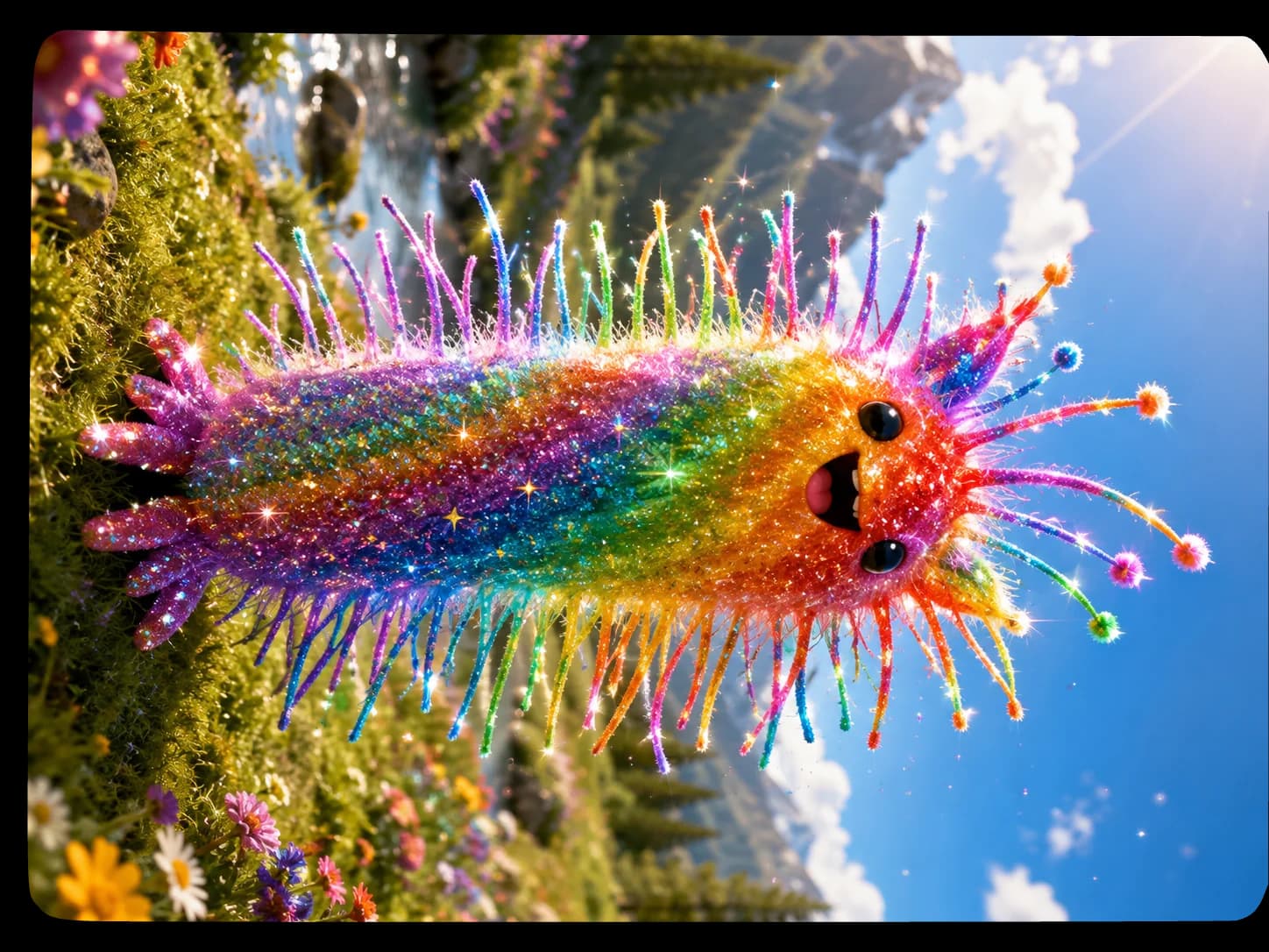 Example image: Colorful creature